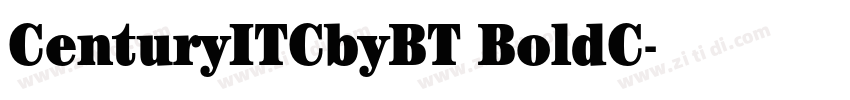 CenturyITCbyBT BoldC字体转换